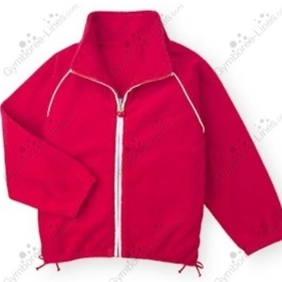 NWT Gymboree Candy Apple Red Piped Terry Zippered Jacket 2004 Size 3 - Picture 2 of 15